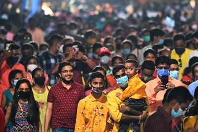 Indian festival crowds return as Covid horrors fade