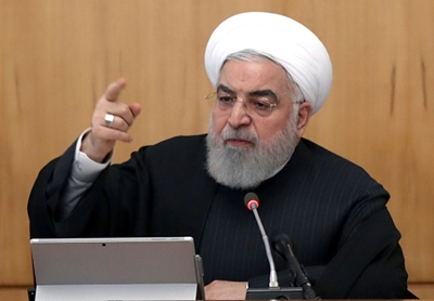 Iran's Rouhani urges 'unity' after plane protests