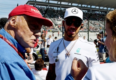 Lauda with me 'in spirit at every race', says Hamilton