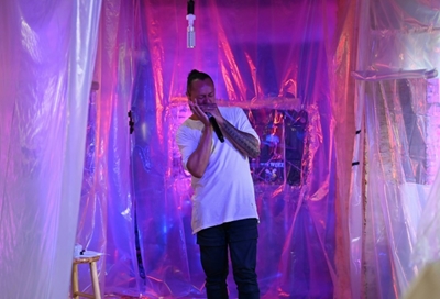 Jazz musician plays gigs from DC house -- mid-renovation