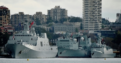 Chinese warships cause surprise in Sydney