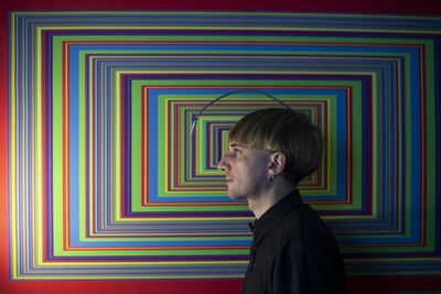 'Cyborg' artist who 'hears' colour turns to time travel