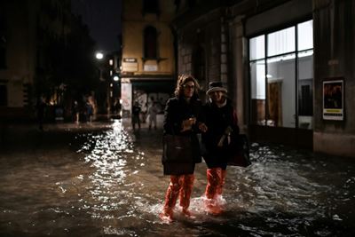 Devastation in Venice after exceptional tide