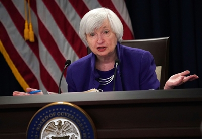 Former Fed chief Yellen warns of dangers of loosening bank regulation