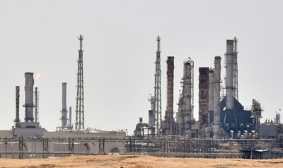 Saudi on track to partly restore oil output as market quakes