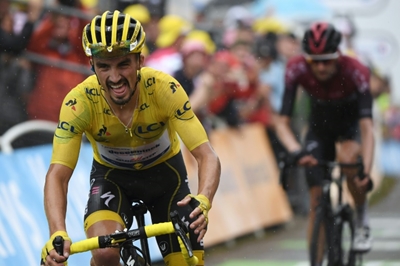 Yellow jersey 'hanging by a thread' says Tour leader Alaphilippe