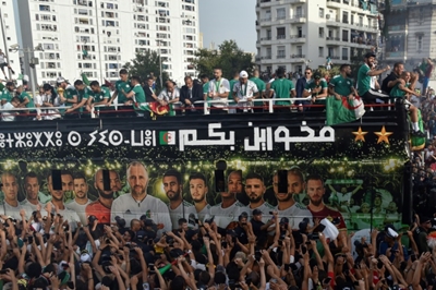 Africa Cup champs Algeria return to hero's welcome