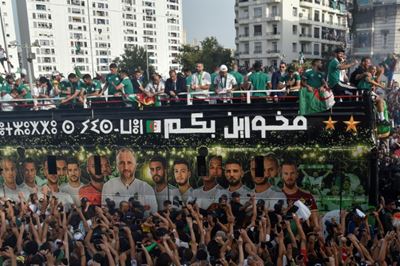 Africa Cup champs Algeria return to hero's welcome