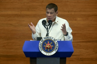 Philippines' Duterte orders arrest of mask violators