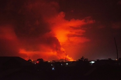 DR Congo orders Goma evacuation after volcano erupts