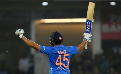 Sharma's record ton helps India clinch T20 series