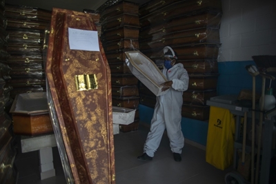 Brazil tops 25,000 virus deaths