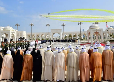 Pope Francis arrives to hold public mass in UAE