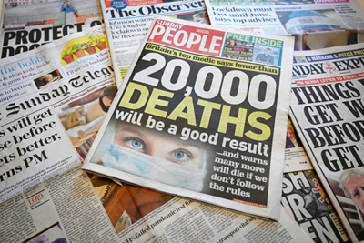 Virus-hit news industry needs tech giant aid: UK union
