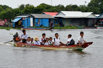 Cambodia's giant life-giving Tonle Sap lake in peril