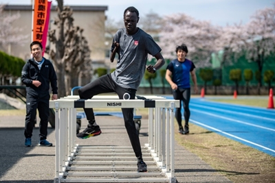 Stranded in Japan, South Sudan athletes keep Olympic dreams alive