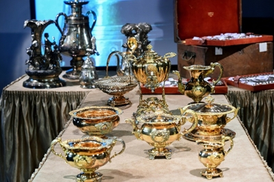 Long-lost treasure of Russian aristocrats displayed for first time