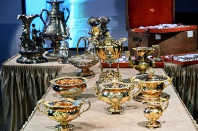 Long-lost treasure of Russian aristocrats displayed for first time