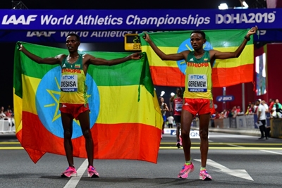 African diaspora cheer on Doha athletics championships