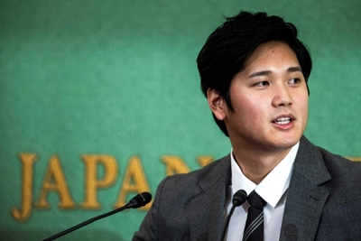 Japanese baseball star Ohtani 'honoured' by Babe Ruth comparisons