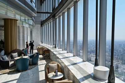 Shanghai opens world's highest hotel 