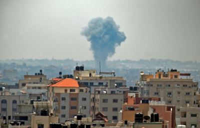 Tensions soar as Israel hits Gaza militant bases after mortar fire