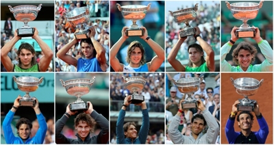 Thanks for the memories: Rafael Nadal's 10 French Open triumphs