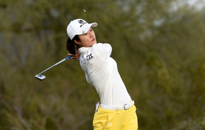 China's Liu storms to one-shot lead at LPGA Founders Cup