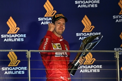 Vettel ends long wait for victory with Singapore triumph
