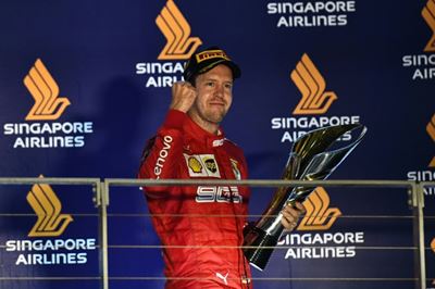 Vettel ends long wait for victory with Singapore triumph