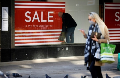 UK inflation in shock fall, soothing market fears