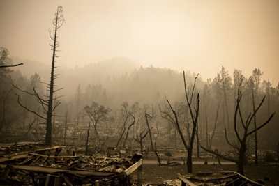 Fire damage to US wine region laid bare as latest death confirmed