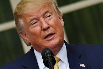 Trump says cryptocurrency is 'not money'