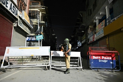 Indian cabinet meets after imposing security clampdown in Kashmir