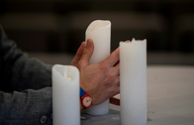 In New York, a funeral home accepts bodies while others are full