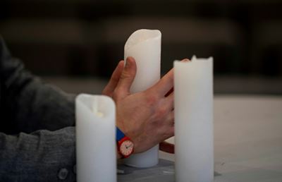 In New York, a funeral home accepts bodies while others are full