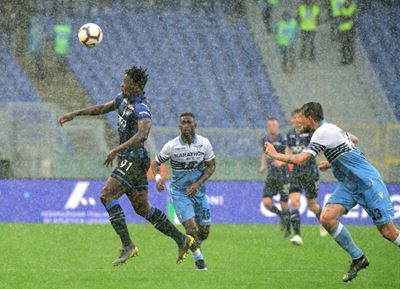 Zapata keeps Atalanta's Champions League ambitions alive with 3-1 Lazio win