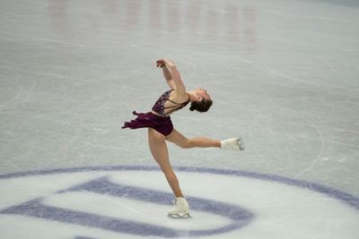 American Bell cleared after crash with skate rival Lim