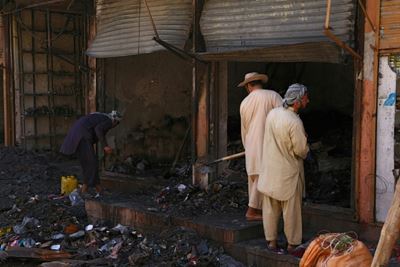 Ghazni residents emerge after Taliban pushed from city