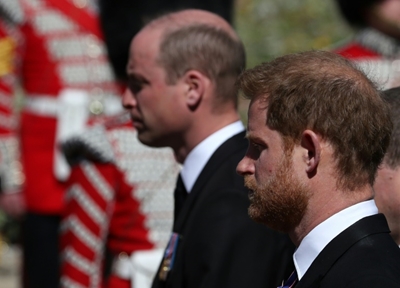 William and Harry reunite for Diana statue tribute