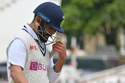 Kohli out for golden duck as Anderson double revives England in first Test