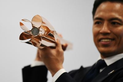 Tokyo unveils 'cherry blossom' Olympic torch