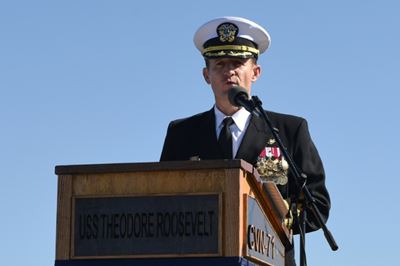 US navy captain fired for voicing virus concern tests positive: report