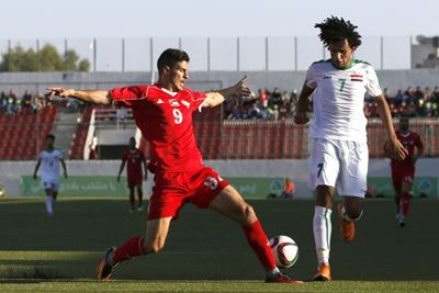 Iraq football team plays first match in Palestinian territories
