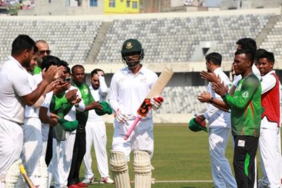 Bangladesh’s Tamim tunes up for Test with record triple ton