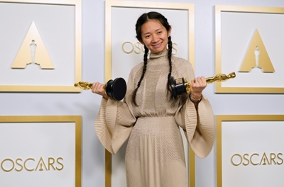 China censors Oscars success of history-making Chloe Zhao 