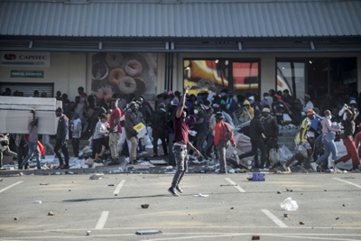 SA economy shrinks after riots, Covid measures