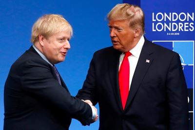 Trump wishes 'friend' Johnson well, says US 'praying for his recovery'