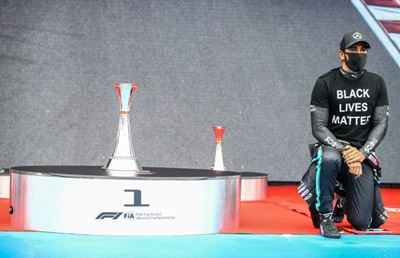 F1 anti-racism ceremony needs better coordination - Hamilton