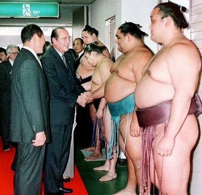 Clash of the titans: Trump set for sumo showdown